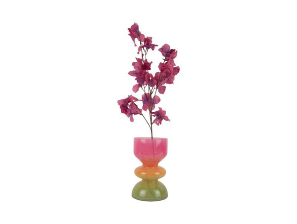 Vase Funky Vibes glass small multi colour