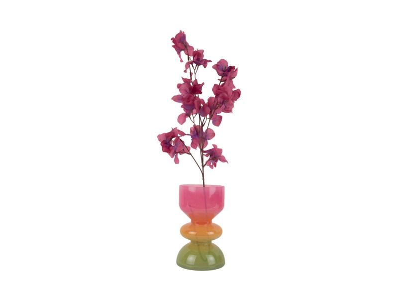 Vase Funky Vibes glass small multi colour