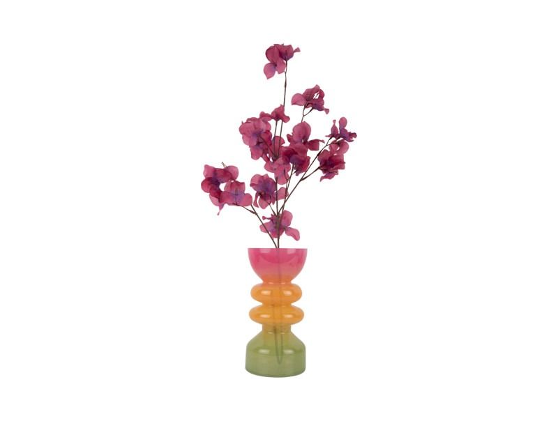 Vase Funky Vibes glass large multi colour