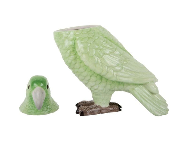Storage jar Bird soft green