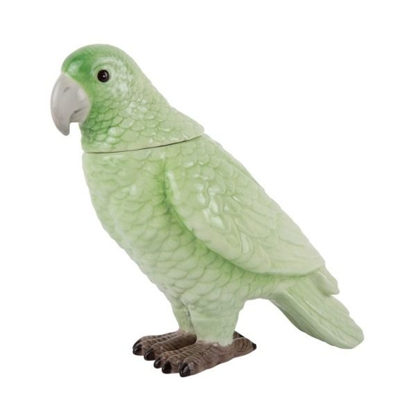 Storage jar Bird soft green