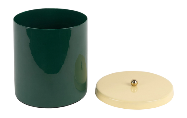 Voorraadpot Double Funky Retro groen/geel