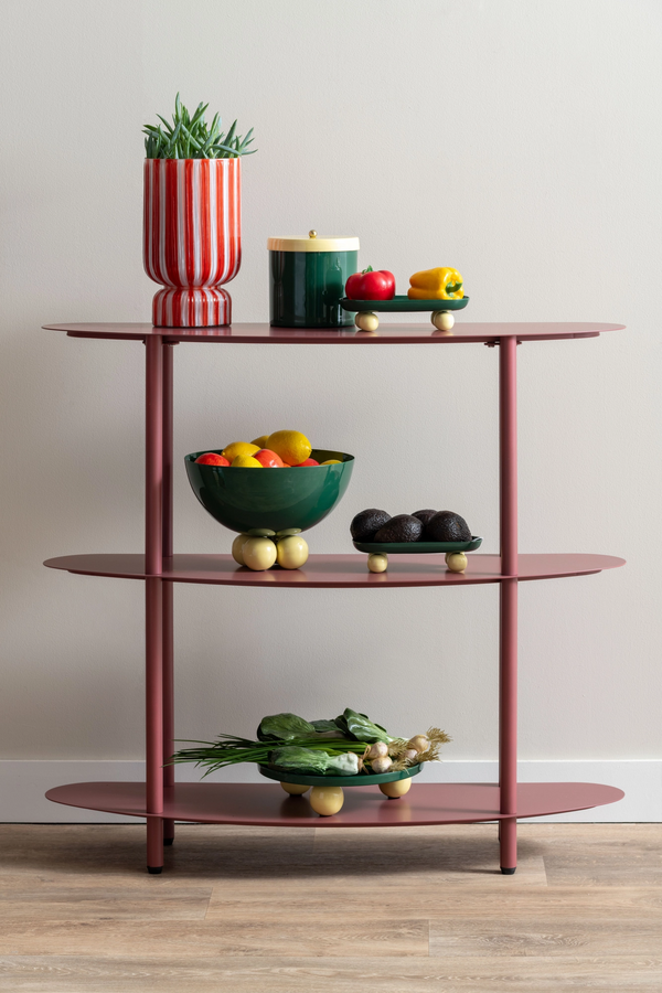 Voorraadpot Double Funky Retro groen/geel