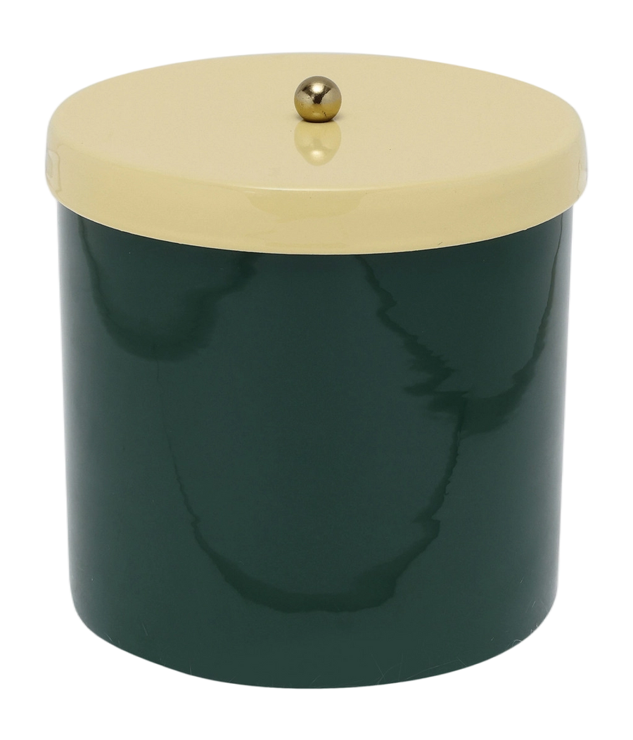 Voorraadpot Double Funky Retro groen/geel
