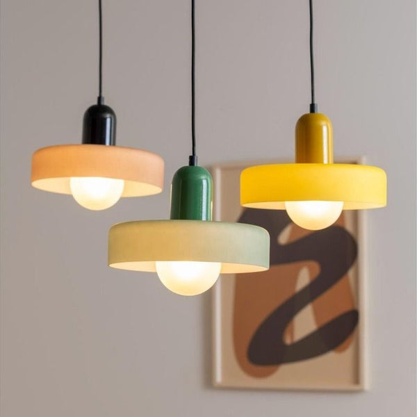 Pendant lamp Opaco Grato jungle green w. grayed jade