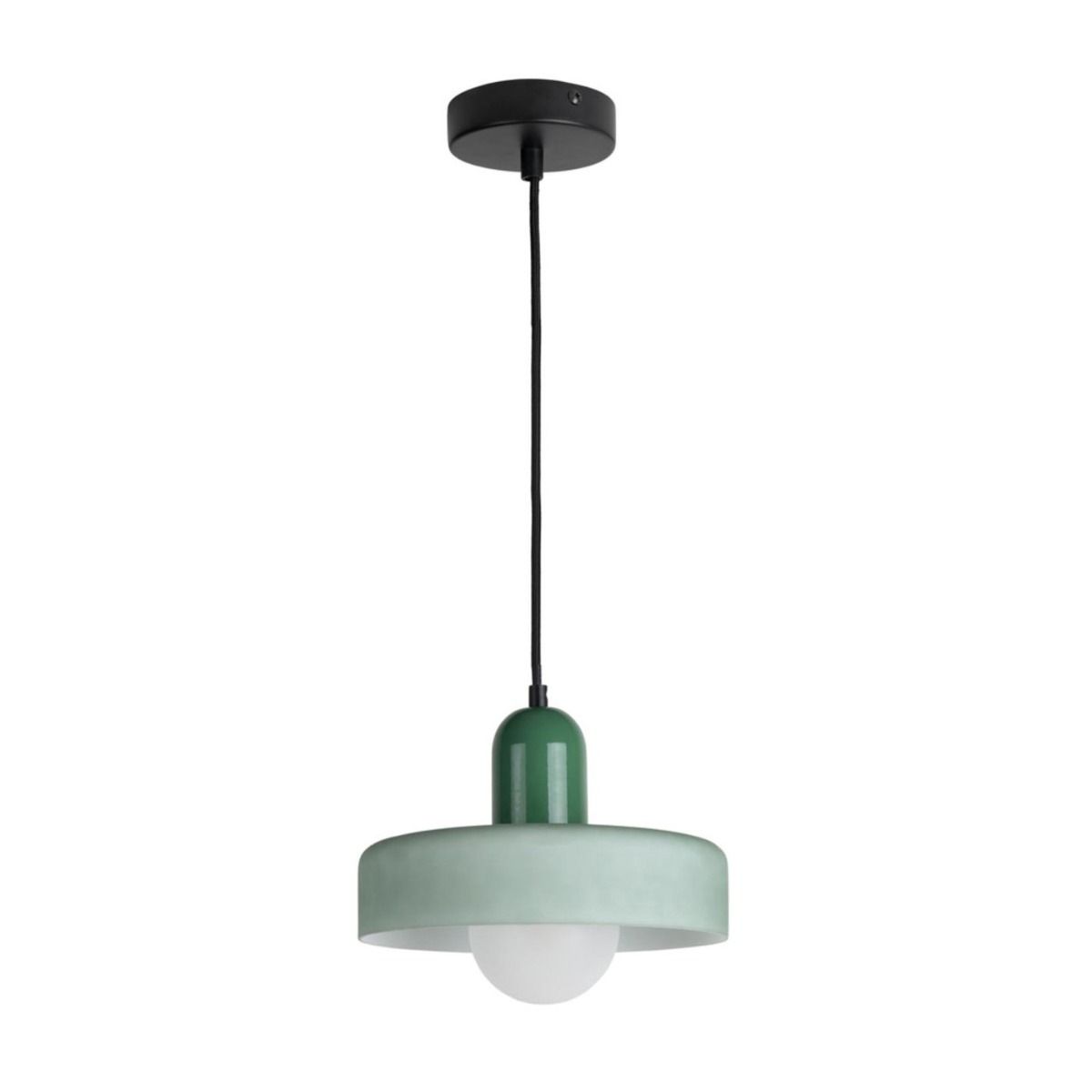 Pendant lamp Opaco Grato jungle green w. grayed jade