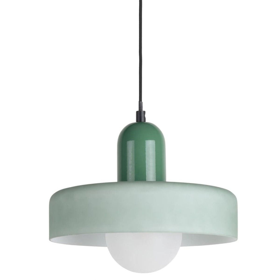 Pendant lamp Opaco Grato jungle green w. grayed jade