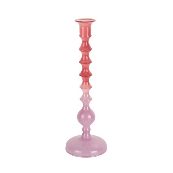 Candle holder Grato Mecer large warm purple to soft purple