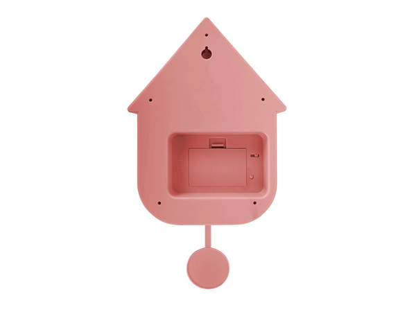 Wandklok Modern Cuckoo roze