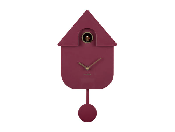 Wandklok Modern Cuckoo Oro mauve