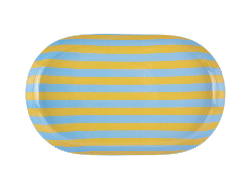 Dienblad Animado S geel/blauw