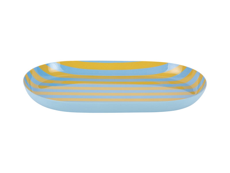 Dienblad Animado S geel/blauw