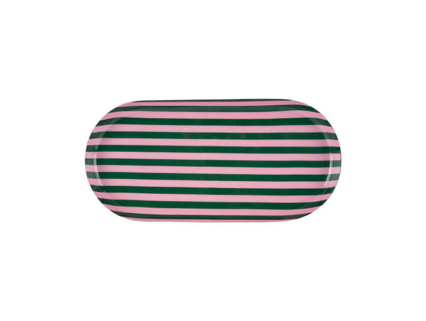Dienblad Animado L groen/roze