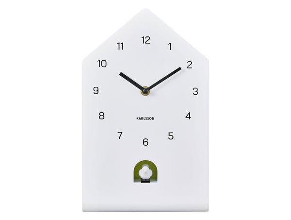 Wandklok Fino Cuckoo wit