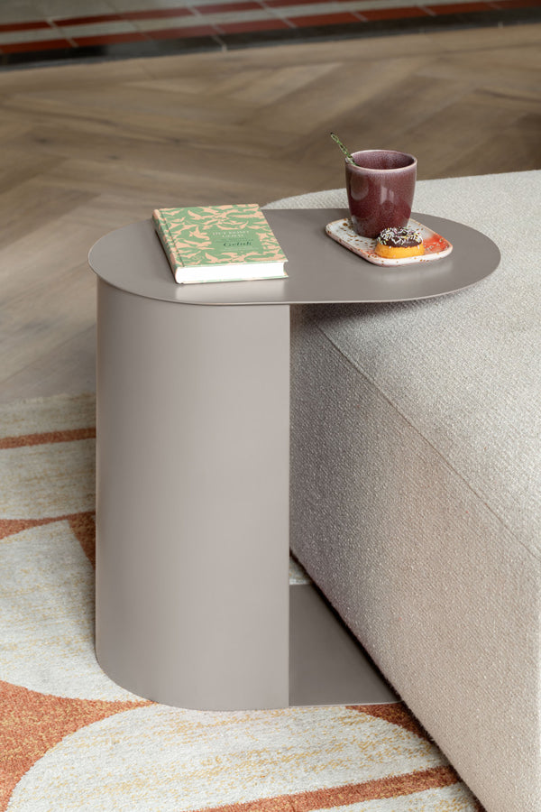 Bijzettafel Riqueza grijs (set van 2)