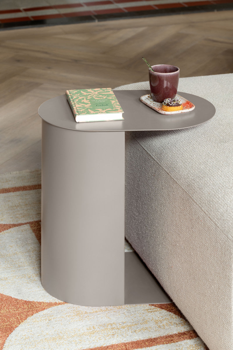 Bijzettafel Riqueza grijs (set van 2)