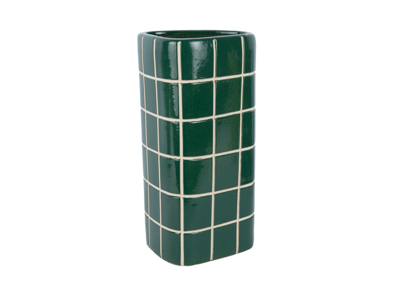 Vaas Retro Tiles L groen