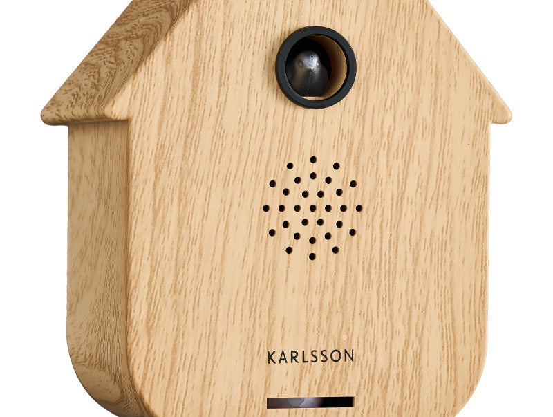 Soundbox Modern Cuckoo licht hout