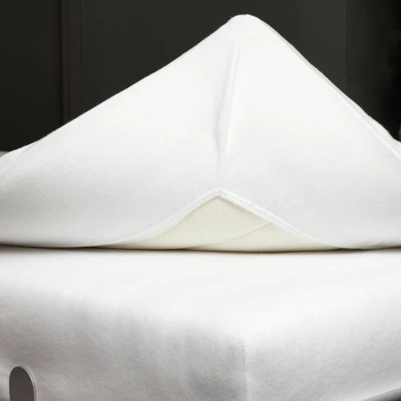 Topper molton str White 90 1-persoons 80-100 x 190-220