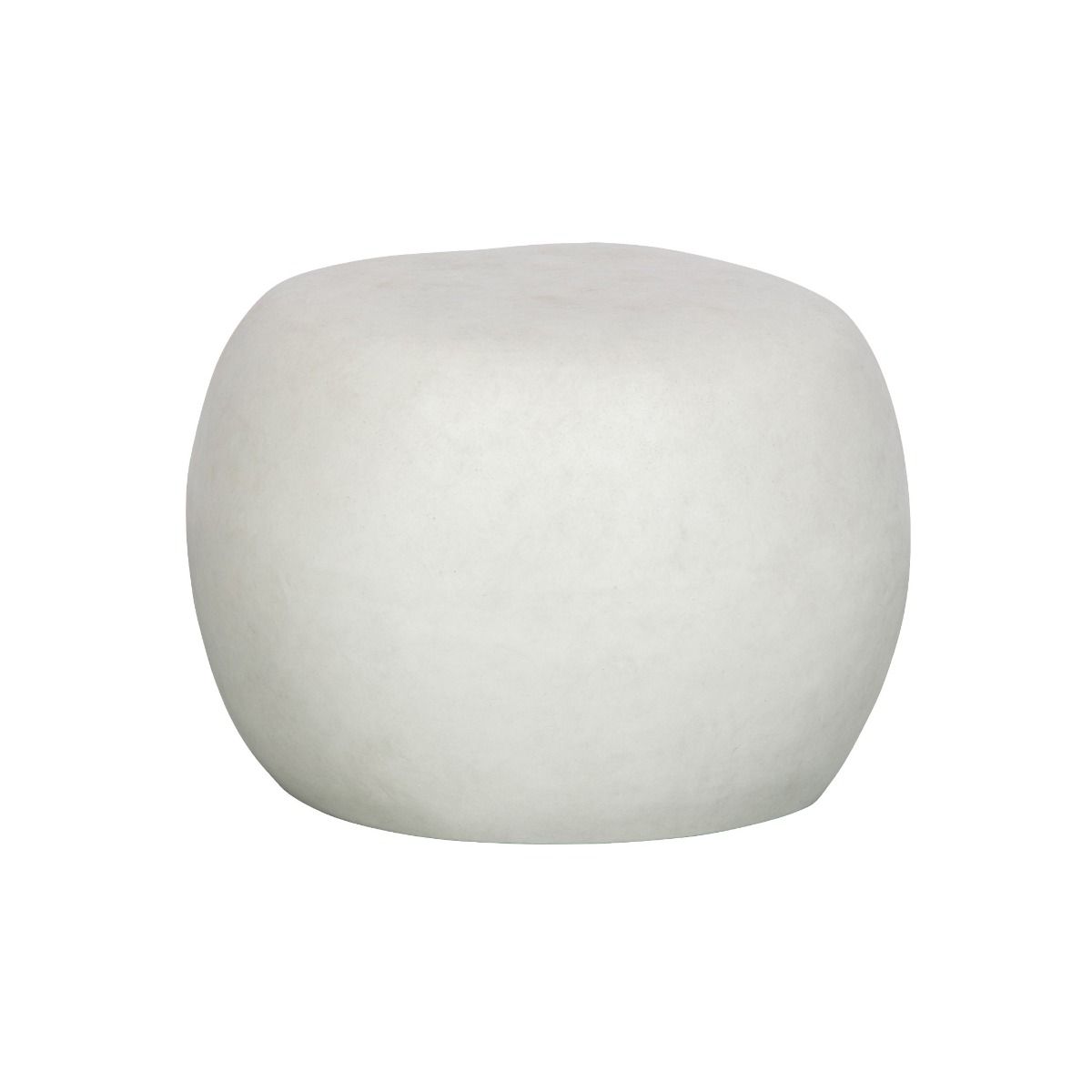 Pebble Bijzettafel Betonlook Wit 35x?50