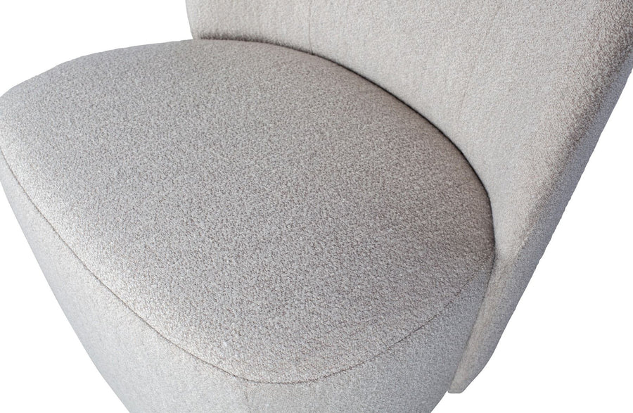 Lofty Fauteuil Boucl? Naturel
