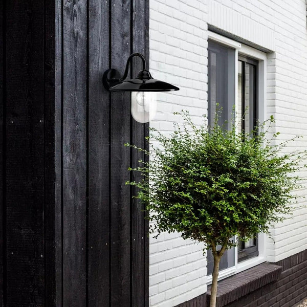 Buitenlamp Brig hoogglans zwart
