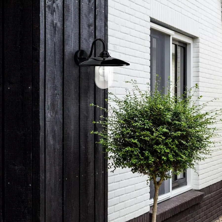 Buitenlamp Brig hoogglans zwart