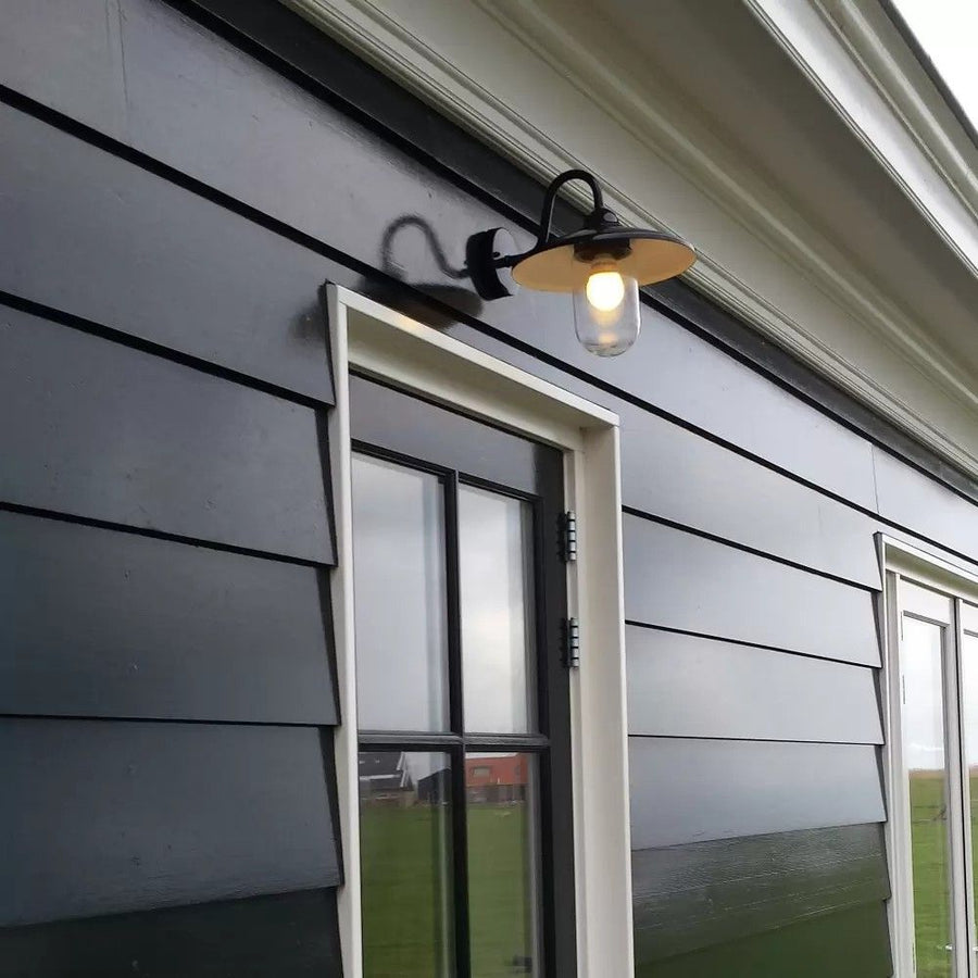 Buitenlamp Brig hoogglans zwart