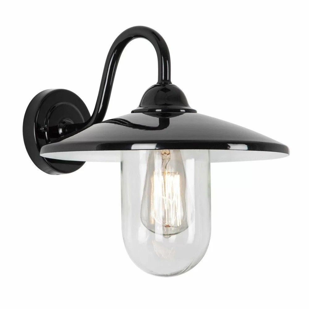 Buitenlamp Brig hoogglans zwart