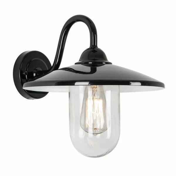 Buitenlamp Brig hoogglans zwart
