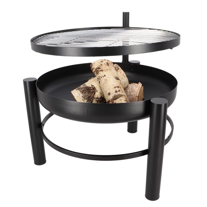 Vuurschaal met BBQ rooster L