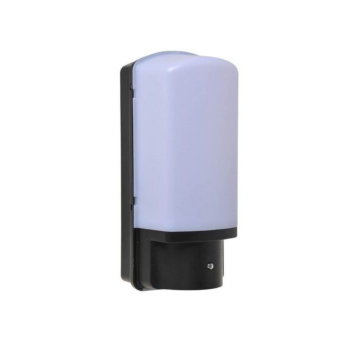 Wandarmatuur Sens Black E27 + licht/donker sensor zwart BigBright