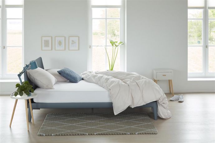 Hoeslaken Jersey Stretch Fitted Sheet White 140x200/220