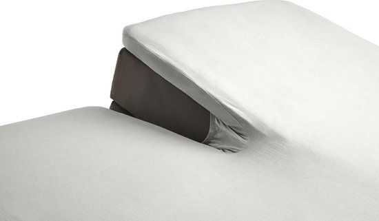 Hoeslaken Jersey Stretch Splittopper Fitted Sheet Off-White 180x200/220