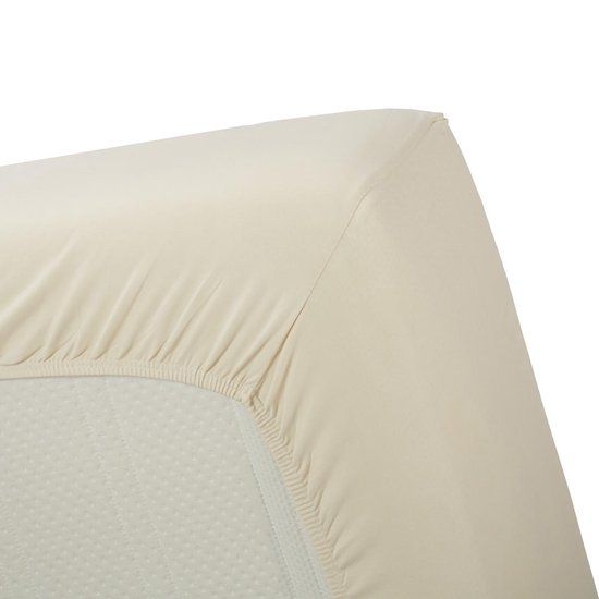 Hoeslaken Jersey Stretch Fitted Sheet Natural 140x200/220