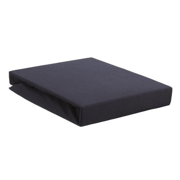 Hoeslaken Jersey Stretch Topper Fitted SheetIndigo 90x200/220