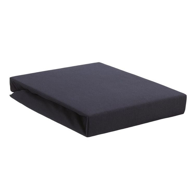 Hoeslaken Jersey Stretch Topper Fitted SheetIndigo 90x200/220