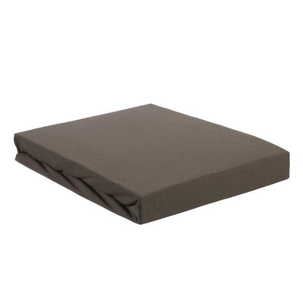 Hoeslaken Jersey Stretch Topper Fitted SheetWarm Grey 90x200/220