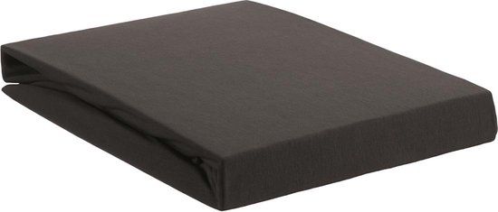 Hoeslaken Jersey Stretch Fitted Sheet Anthracite 140x200/220