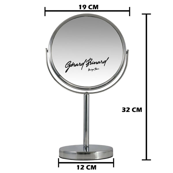 Metalen spiegel 17cm/10x