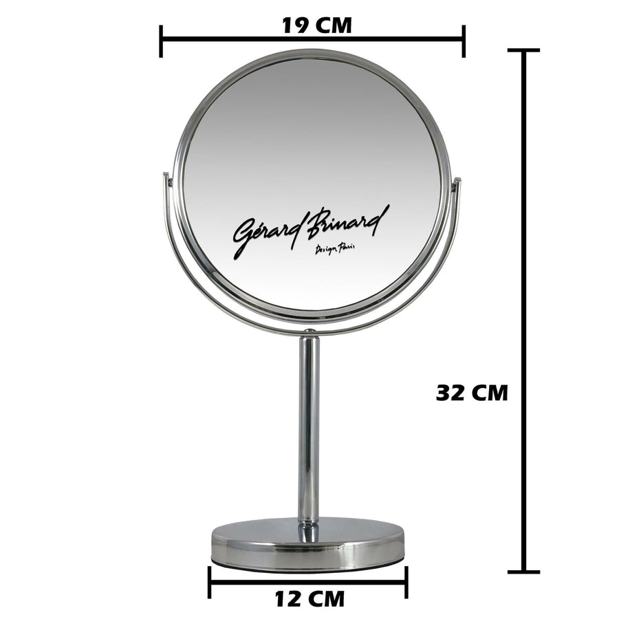 Metalen spiegel 17cm/10x