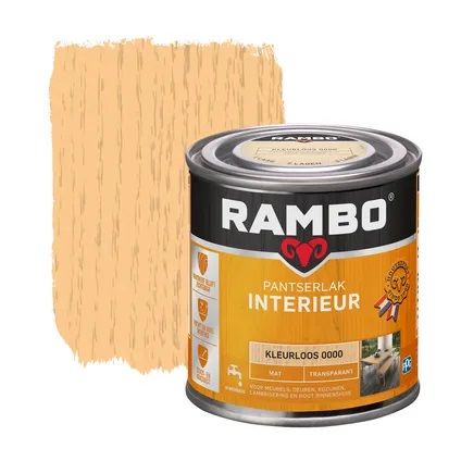 Rambo interieurlak transp. mat0000 250ml kleurloos