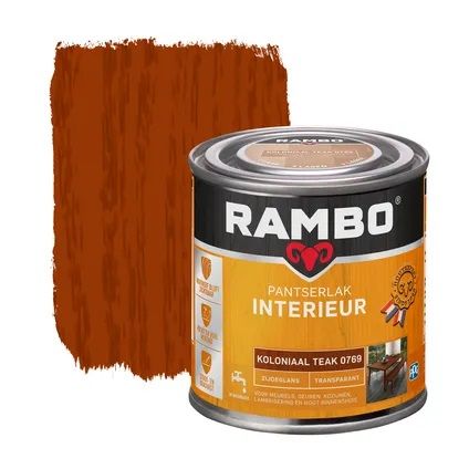 Rambo interieurlak transp. zgl 769 250ml koloniaalteak