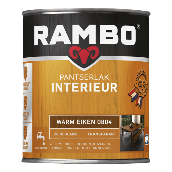 Rambo interieurlak transp. zgl 804 750ml warm eiken