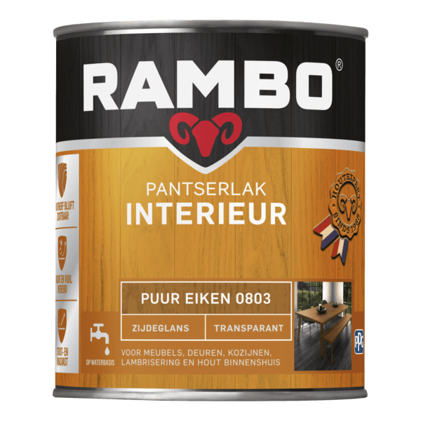 Rambo interieurlak transp. zgl 803 750ml puur eiken