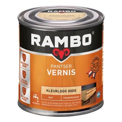 Rambo pantser vernis acryl mat 250ml