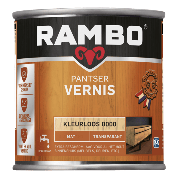 Rambo pantser vernis acryl mat 250ml