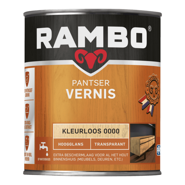 Rambo pantser vernis acryl hgl 750ml