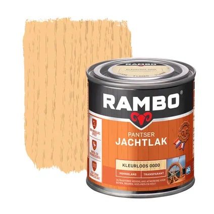 Rambo jachtlak transparant blank 250 ml