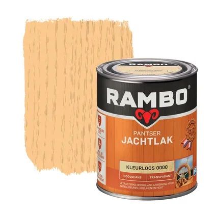 Rambo jachtlak transparant blank 750 ml